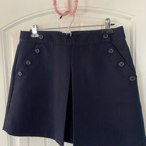 GAP Navy Button-Detail Skirt